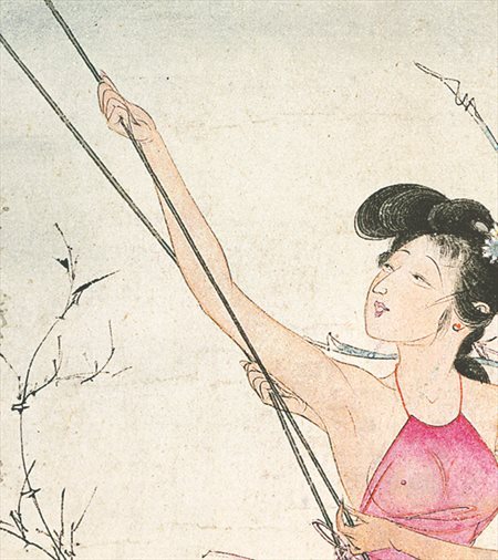 贵南县-胡也佛的仕女画和最知名的金瓶梅秘戏图